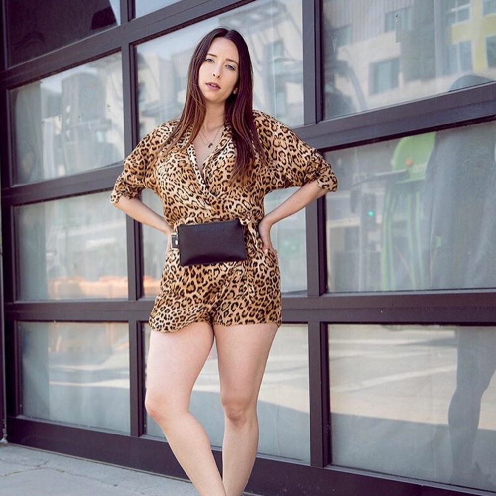 Leopard print Romper
